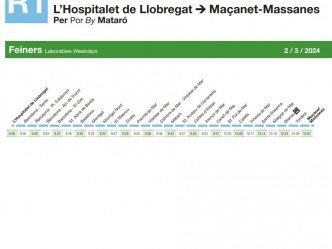 Horaris Canet